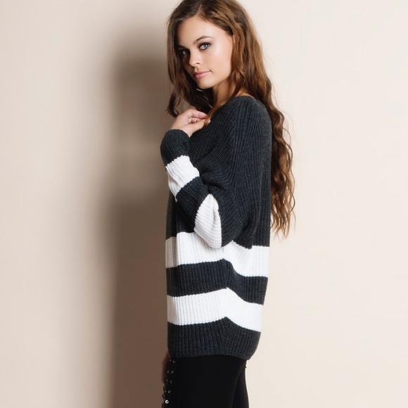 Two Striped Sweater - Picture 2 of 3