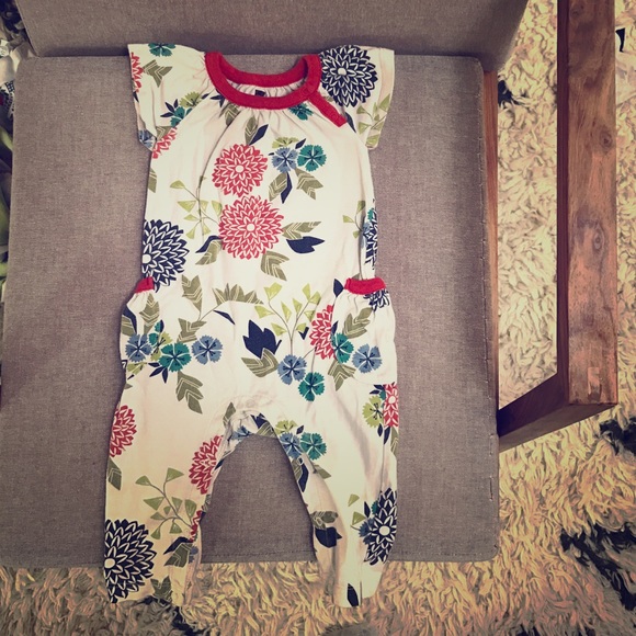 TEA COLLECTION floral romper.