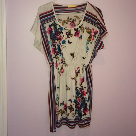 BRAND NEW Silk dress .