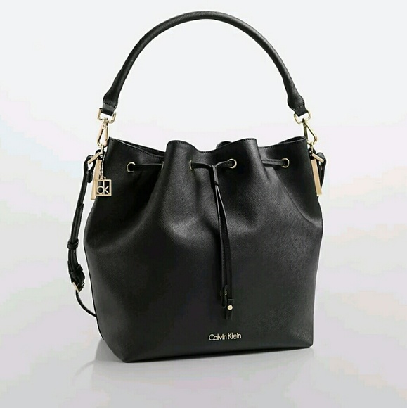 calvin klein drawstring bag
