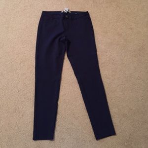 Blue trouser leggings
