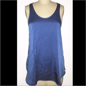 Theory Silk Blue Tank. Size small