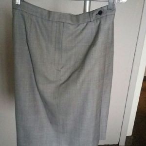 New Ralph Lauren gray straight skirt size 14