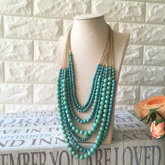 Handmade Turquoise Necklace! - Picture 2 of 8