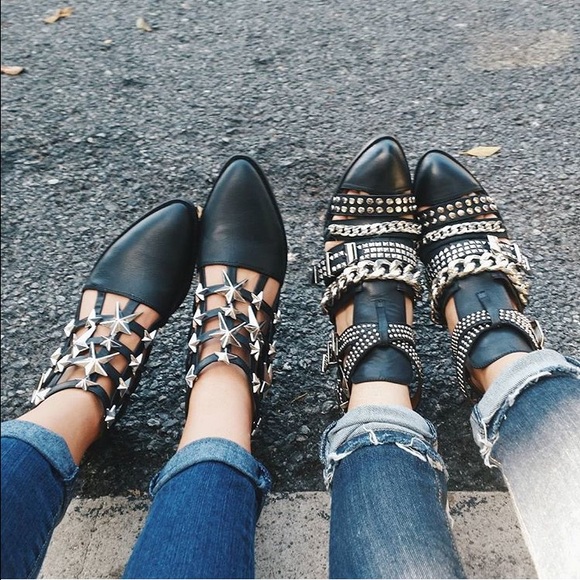 LF Shoes - HOST PICK 🌹 LF Star Studded Black Booties