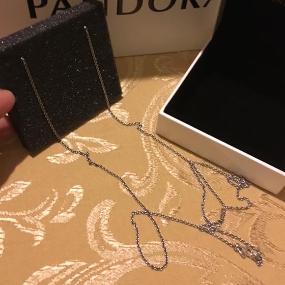 🚫SOLD🚫. Pandora Unlock My Heart Necklace 90cm - Picture 3 of 3