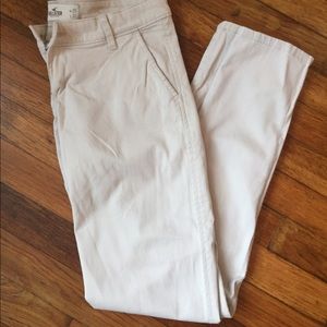 Hollister tan skinny pants