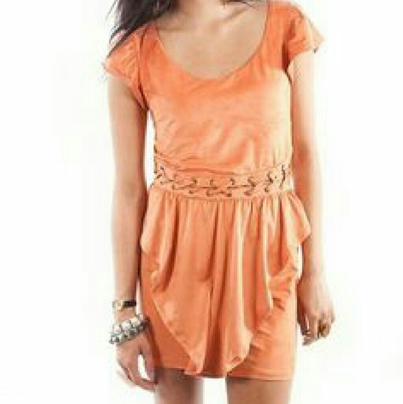 Ladakh The Landed Dress in Rust