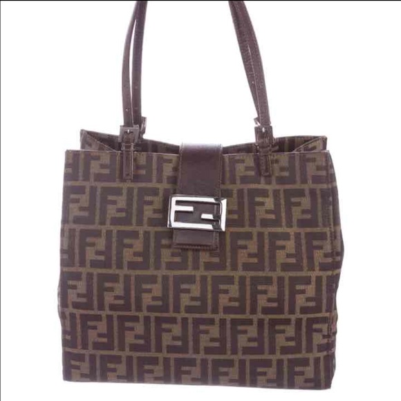 Fendi Zucca Canvas Tote