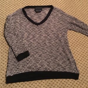 3 quarter sleeve crop sweater