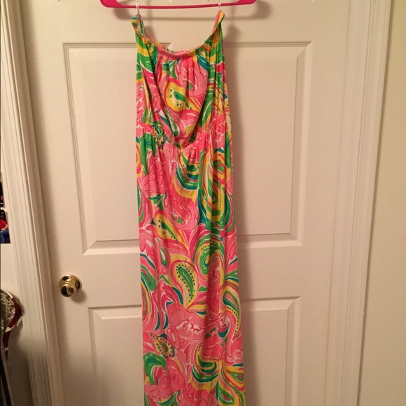 {SOLD} Marlisa Lilly Pulitzer Maxi: All Nighter - Picture 1 of 3