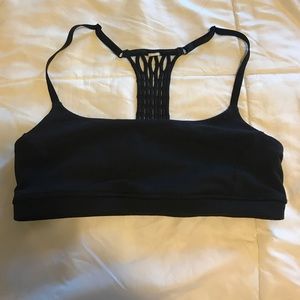 Lululemon black strappy bra