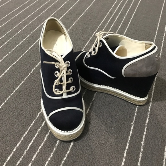 Chanel platform casual shoes