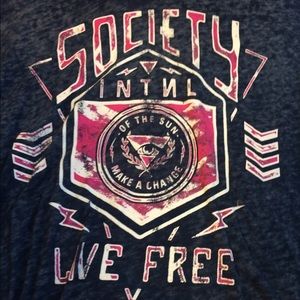 Society shirt from buckle