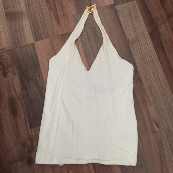 Ralph Lauren halter stretch top