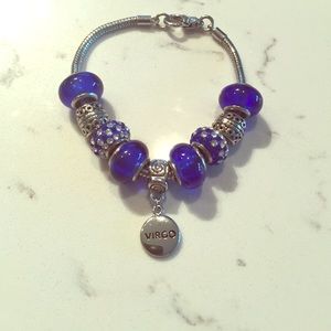Virgo silver bracelet