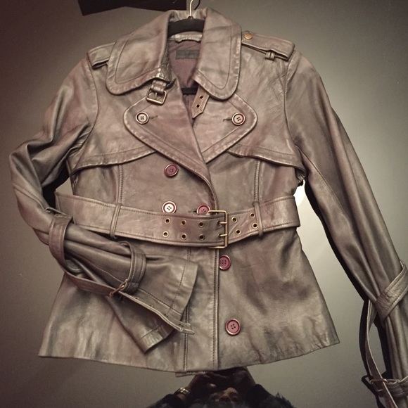 Amazing All Saints leather jacket US 6 NEW