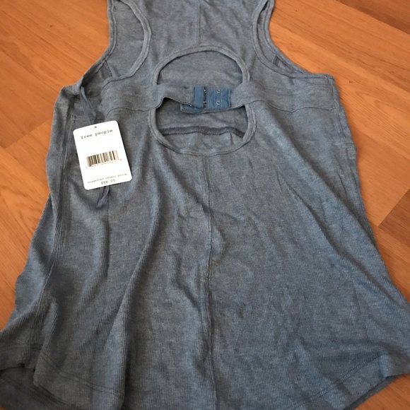 1 LEFT SZ L •Free People “Work it out” Ribbed Tank - Picture 4 of 4