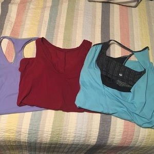 Set of three lululemon tanks!