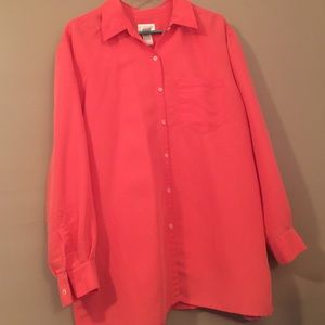 Coral blouse