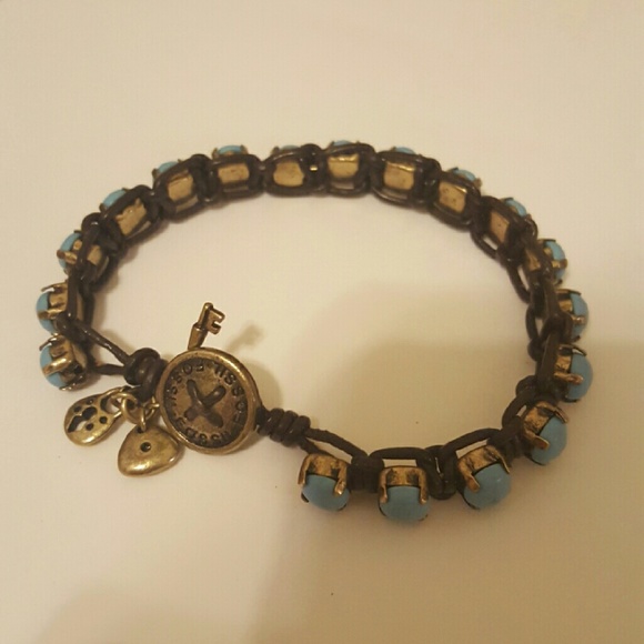 Lucky Brand lock and key bracelet