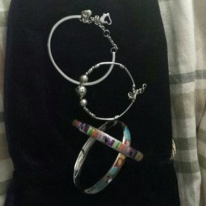 Silver..real and new..bangles