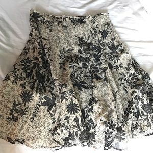 Skirt - black / dark cream