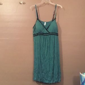 Blue & black xl dress