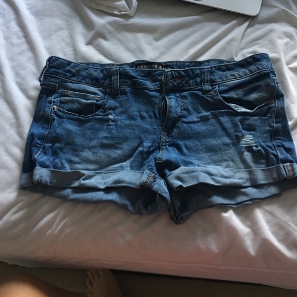 Denim shorts