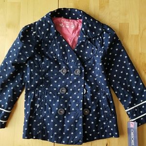 Cherokee Navy Blue Toddler Peacoat Jacket 3T