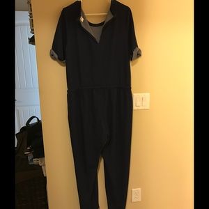 Navy jumpsuit