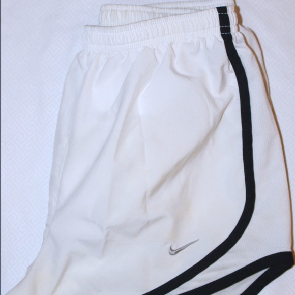 Nike Dri-Fit White Athletic Shorts