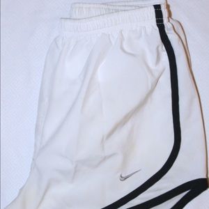 Nike Dri-Fit White Athletic Shorts