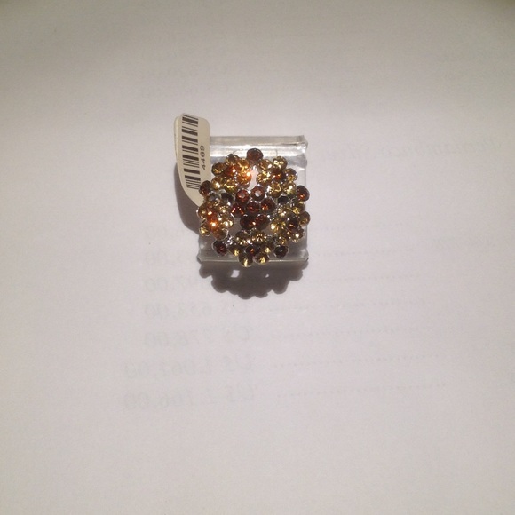 Rhinestone Cocktail Rings Assorted Colors - Picture 4 of 4