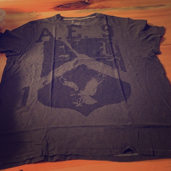 LAST DROP! Dark Grey American Eagle Tee