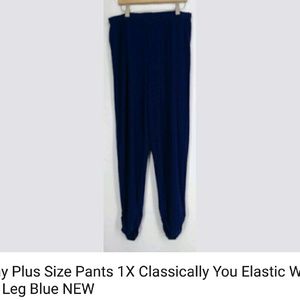 HSN Anthony's pull on dress pants Navy blue