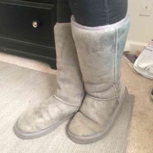 Authentic grey tall uggs