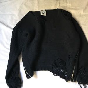 UNIF distressed sweater