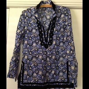 Michael Kors Blouse (Tunic Style) with Beadwork