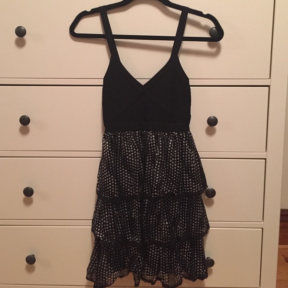 Polka dot mini dress
