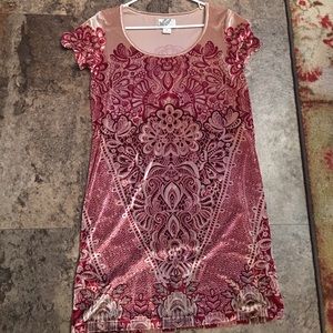 Lucky Brand velour dress