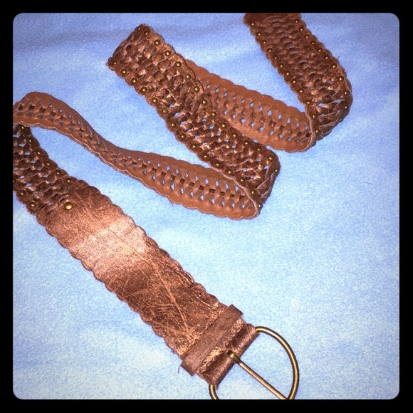 Plus size gold embellished belt.