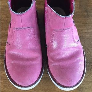 Lands End Ankle Boots Toddler size 11 Cranberry
