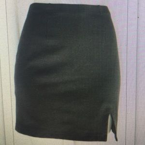 SK1071- Simple Black short skirt