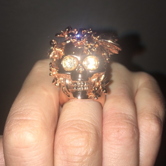 Alexander McQueen Jewelry - Authentic Alexander McQueen Ring in Rose Gold.