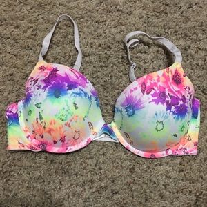 PINK Wear Everywhere Demi Flowered Bra