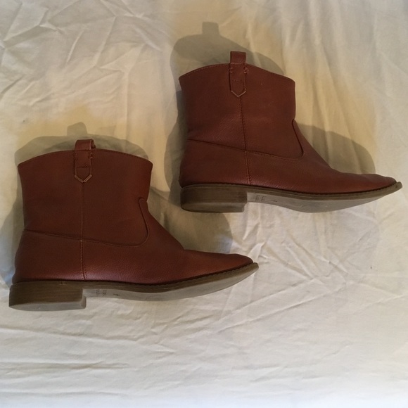 brown ankle booties