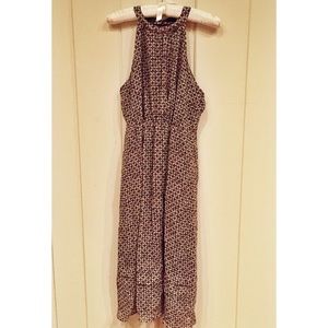 Madewell Silk Patterned Midi Length Dress
