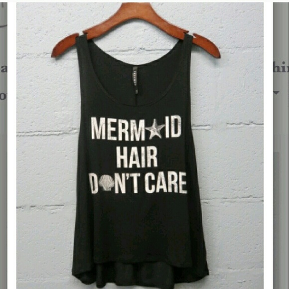 Mermaid hair tank