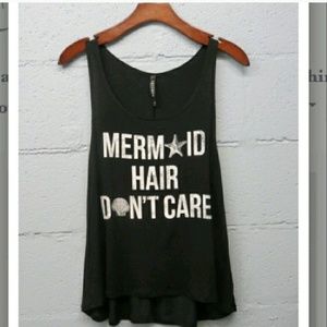 Mermaid hair tank